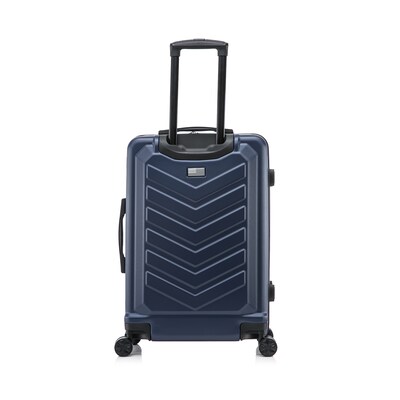US Army FOX 24" Hardside Suitcase, 4-Wheeled Spinner, TSA Checkpoint Friendly, Navy Blue (USLFOX00M-BLU)