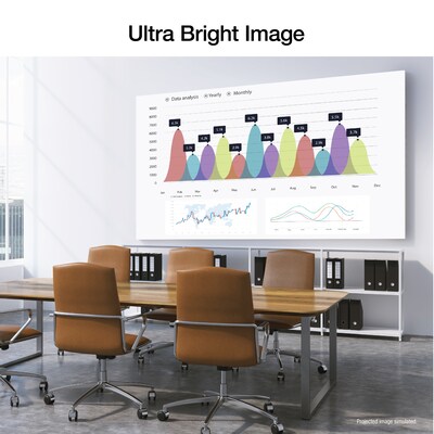 Epson EpiqVision Flex CO-W01 Portable Projector, White (V11HA86020)