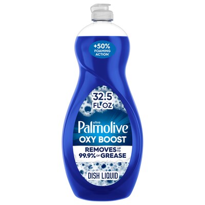 Palmolive Ultra Oxy Boost Liquid Dish Soap, Clean Scent, 32.5 oz. (US04273A)
