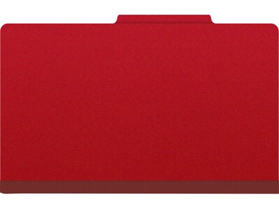 Medical Arts Press Pressboard Classification Folder, 2 Expansion, Legal Size, Deep Red, 25/Box (DV-T52-02-3DRD)