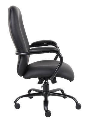 Boss Office Products CaressoftPlus Executive Big & Tall Chair, Black (B990-CP)