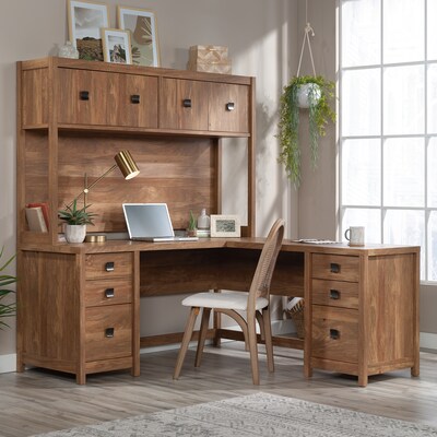 Sauder Cannery Bridge 66"W Desktop Hutch, Sindoori Mango (429512)