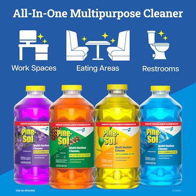 Pine-Sol Multi-Surface Cleaner, Lavender Clean Scent, 80 fl. oz. (60608)