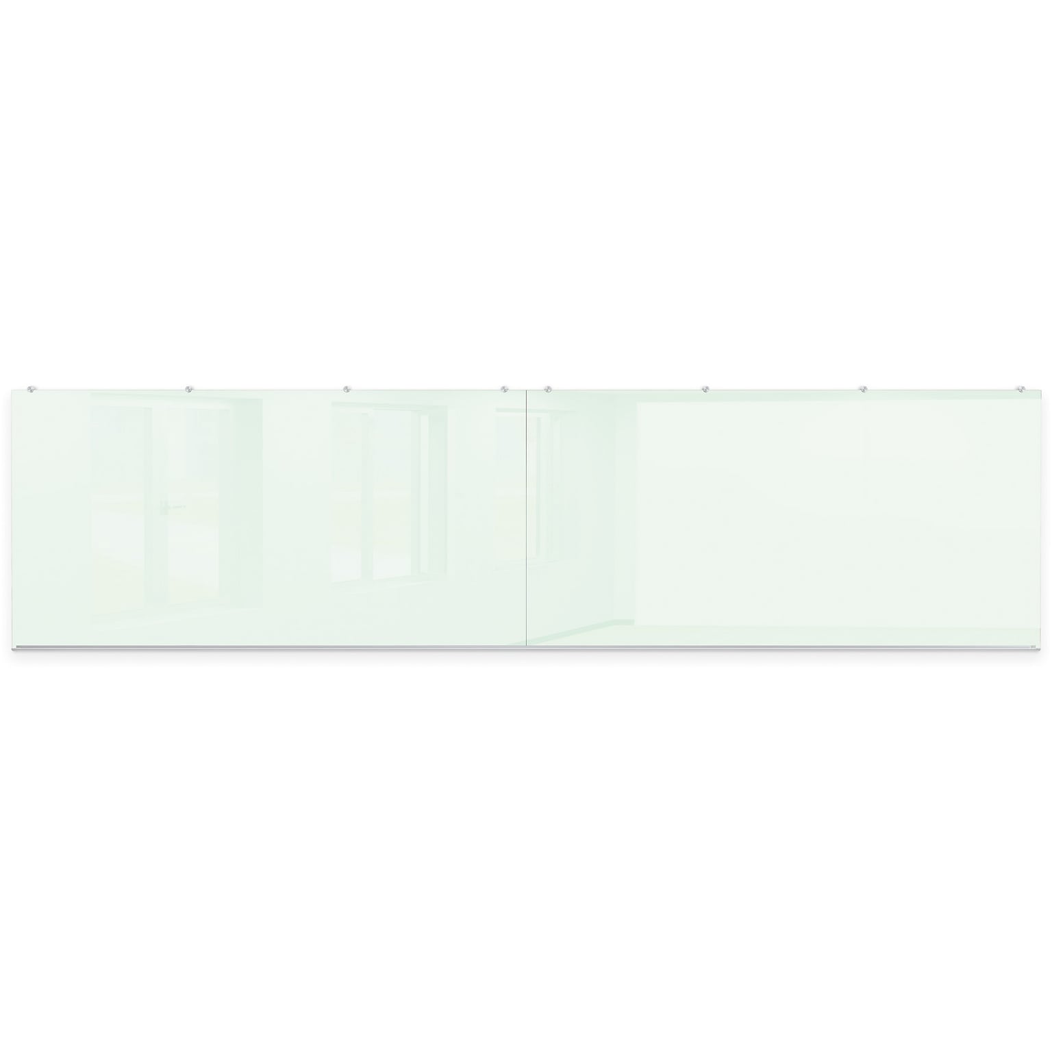 MooreCo Rapport Commercial Series Glass Dry Erase Board, 4H x 12W (GWA416-GLOSSWHITE)