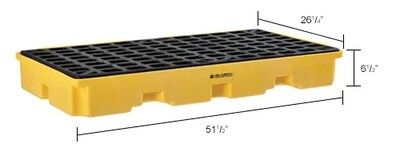 Global Industrial 2 Drum Spill Containment Modular Platform (988952)