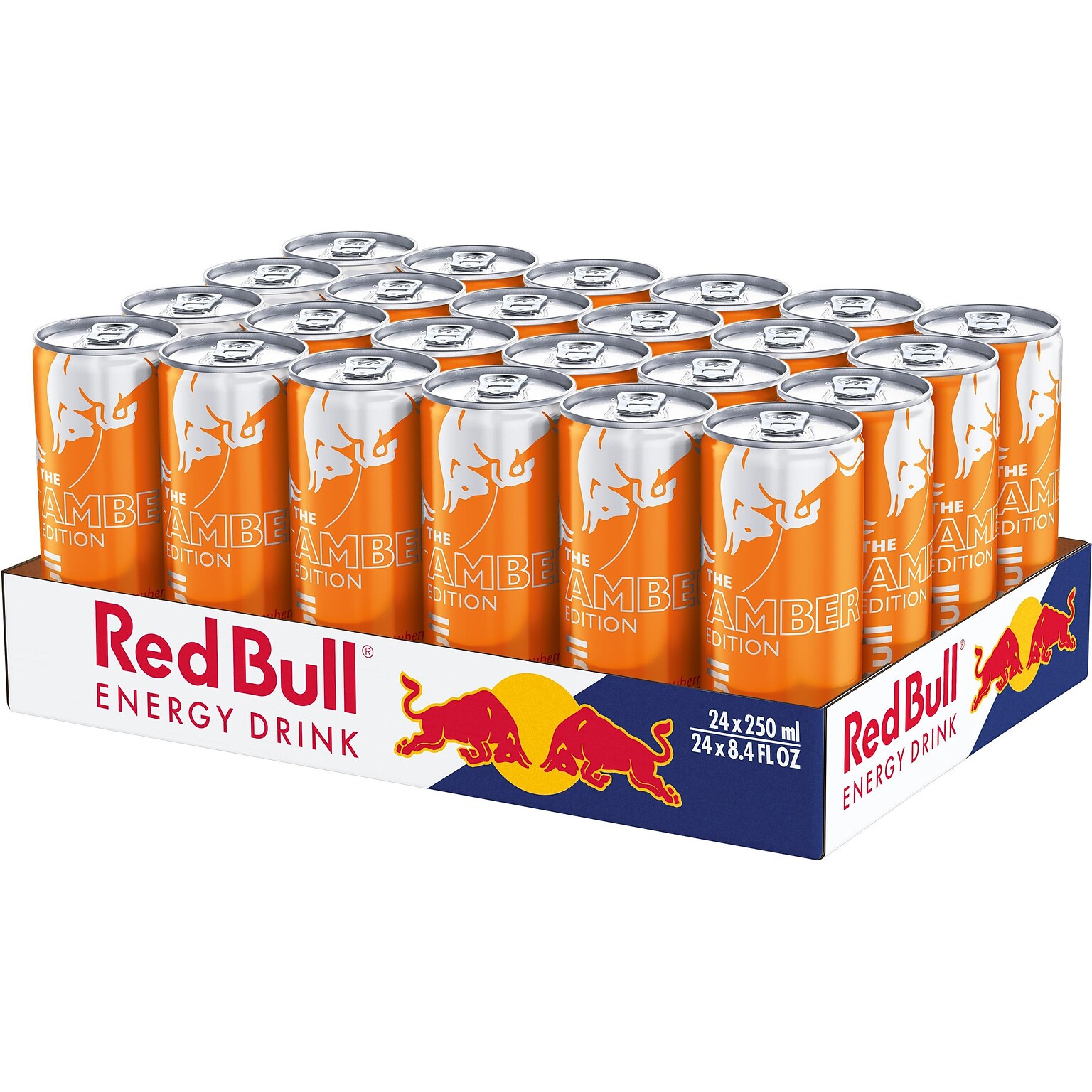 Red Bull Amber Edition Strawberry/Apricot Energy Drink, 8.4 oz., 24 Cans/Carton (RB240074)