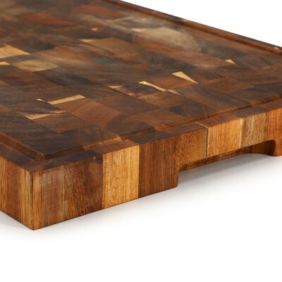 MegaChef 17" x 13" Acacia Wood Butcher Block (935123379M)