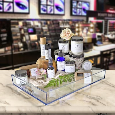 Azar Serving Tray, Acrylic, Clear (556260)