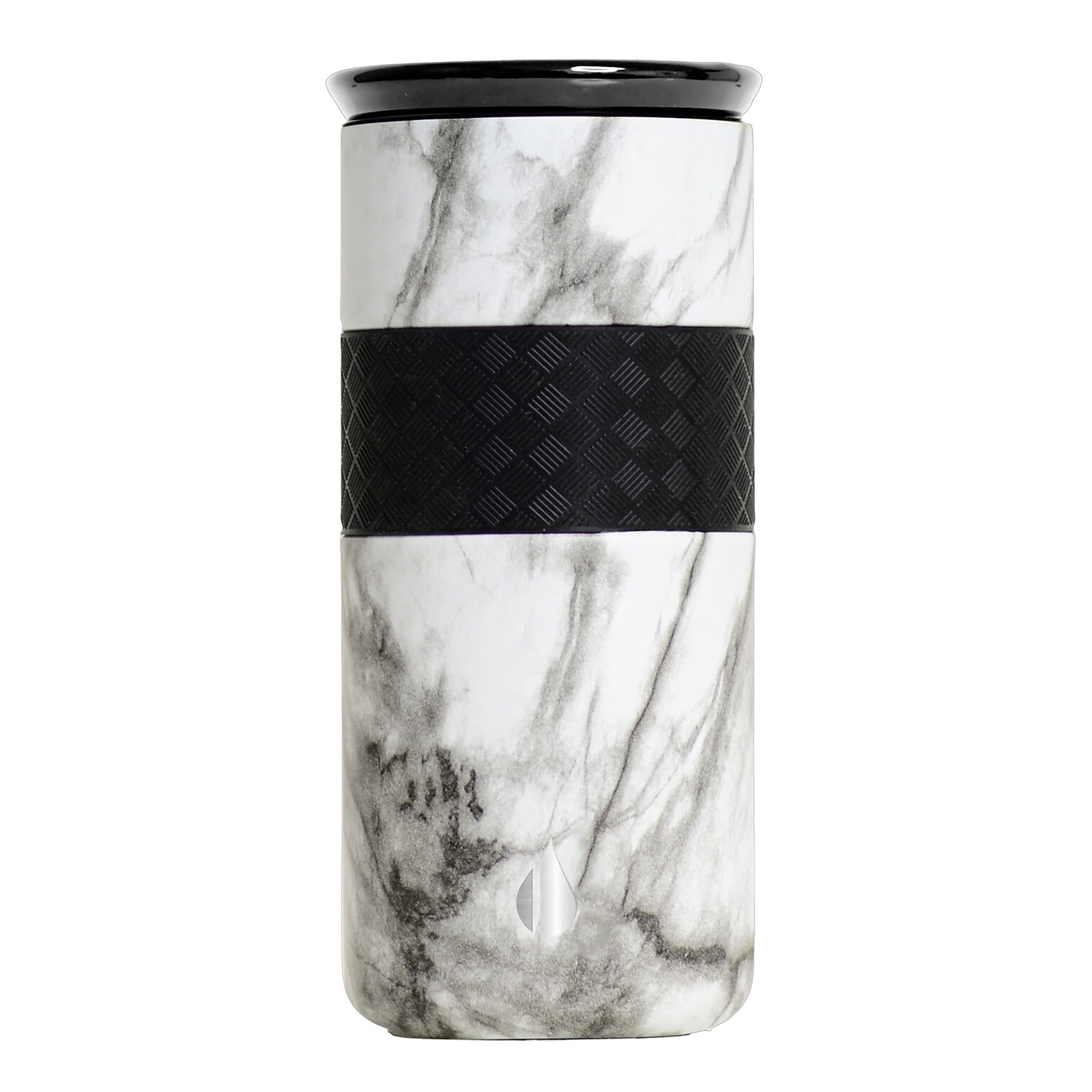 Elemental Artisan Series Stainless Steel Triple Wall Insulated Tumbler, 16 oz., White Marble (EMLET16MB5)