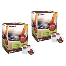 Two Each Java Roast Colombian Coffee Keurig® K-Cup® Pods, Medium Roast, 24/Box (52969)