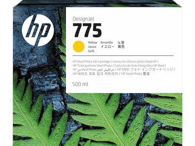 HP 775 Yellow Standard Yield Ink Cartridge (1XB19A)
