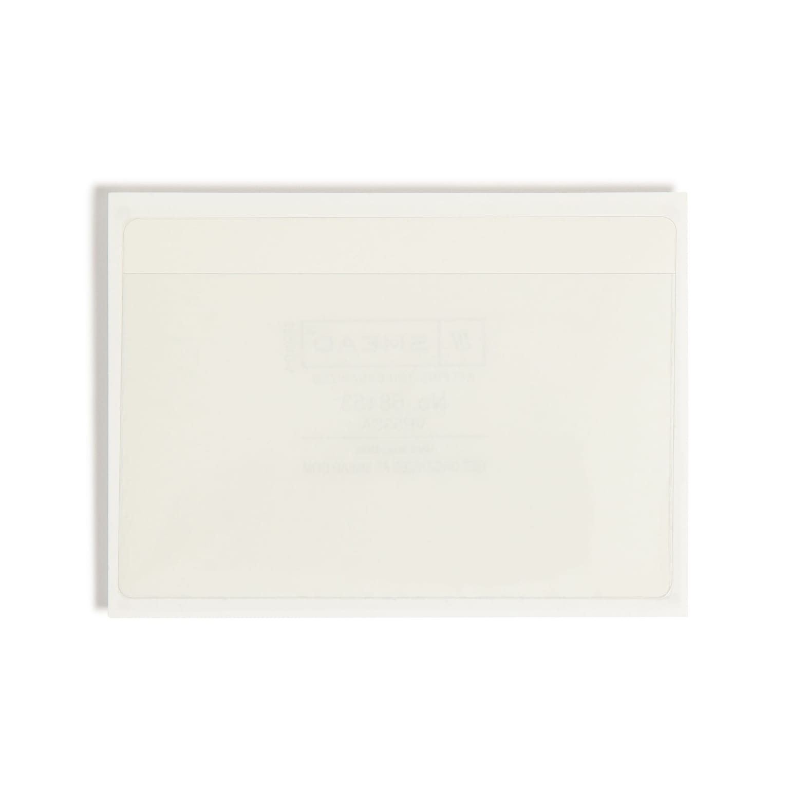 Smead® Self-Adhesive Poly Pockets, Index Card Size (5-5/16 W x 3-5/8 H), Clear, 100/Bx (68153)