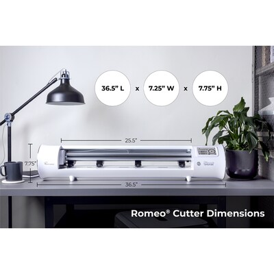 Siser Romeo Die Cutting 24" Cutter Bundle, White (SIRSNAHDCR24)