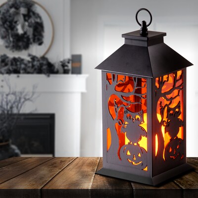 National Tree Company 12 Halloween Lantern with Candle (RAH-17C039A-1)