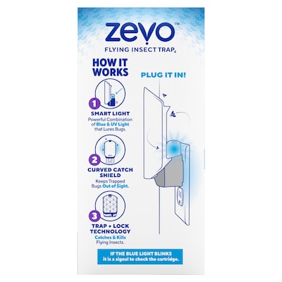 Zevo Flying Insect Trap for Multiple Pests (01790)