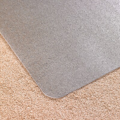 Floortex Advantagemat Vinyl Carpet Chair Mat, Rectangular, 50" x 72", Clear (FR1118325EV)