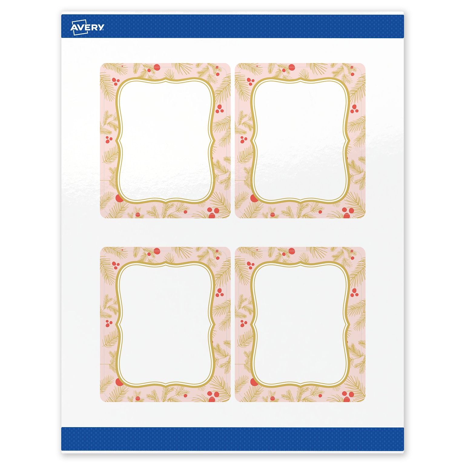 Avery Rectangle Multipurpose Labels, 4 x 3-1/3, White, 40/Pack (19479370488)