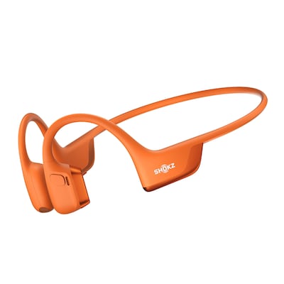 Shokz OpenRun Pro 2 Mini Wireless Bone-Conduction Open-Ear Sport Headphones, Bluetooth, Orange (S821-MN-OR-US)