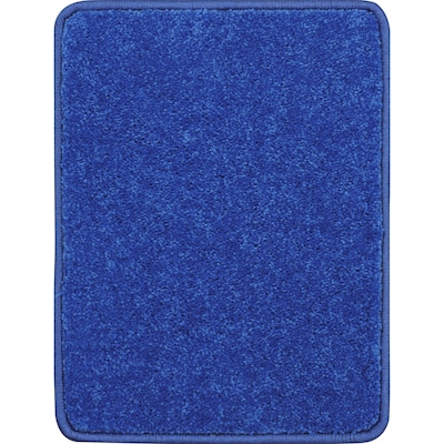 Joy Carpets Endurance Polyester 6' x 9' Machine Tufted Rug, Royal Blue (80Q-06)
