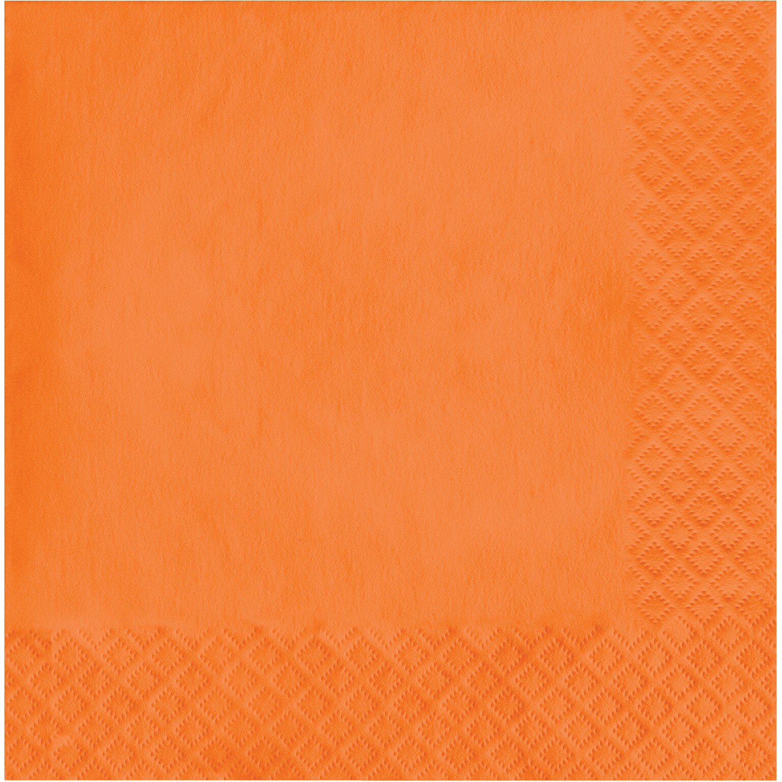 Creative Converting Touch of Color Napkins, 2-ply, Sunkissed Orange, 600/Carton (139352135)