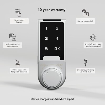 Bush Business Furniture Assure 26"H Storage Cabinet, White (AUS116WHSU)