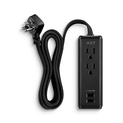 NXT Technologies™ 8 Extension Cord, 2-Outlet, Black (NX56820)