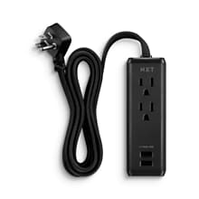 NXT Technologies™ 8 Extension Cord, 2-Outlet, Black (NX56820)