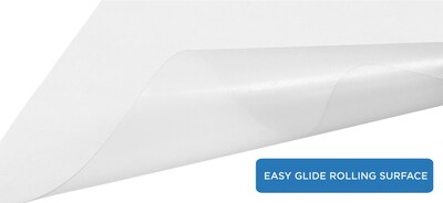Mount-It! Hard Floor Chair Mat with Lip, 35.5" x 47", Clear Vinyl (MI-7818)
