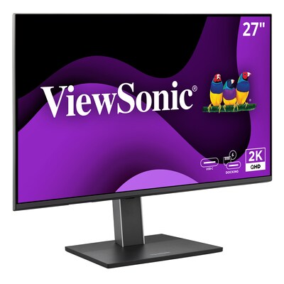 ViewSonic Ergonomic 27'' 1440p 100Hz FHD LCD Monitor, Black (VG2758-2K)