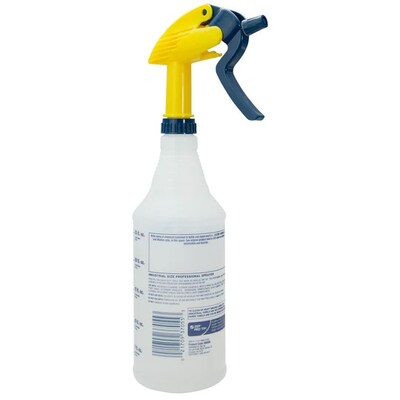 Zep 32 oz. Spray Bottle with Trigger, White/Yellow/Blue (HDPRO36)