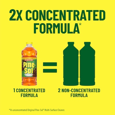 Pine-Sol Disinfecting Multi-Surface Cleaner, Original Pine Scent, 40 fl. oz. (60164)