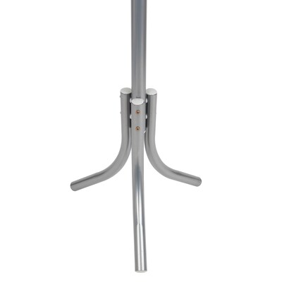 Mind Reader Freestanding Coat Rack, Silver, Metal (COATRACK11-SIL)