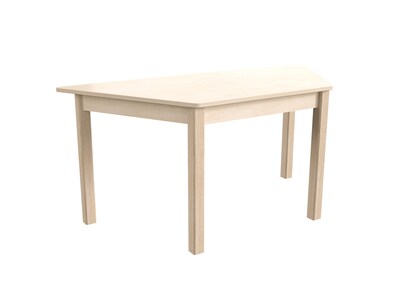 Flash Furniture Bright Beginnings Hercules Trapezoid Table, 47 x 20.75, Beech (MK-ME088018-GG)