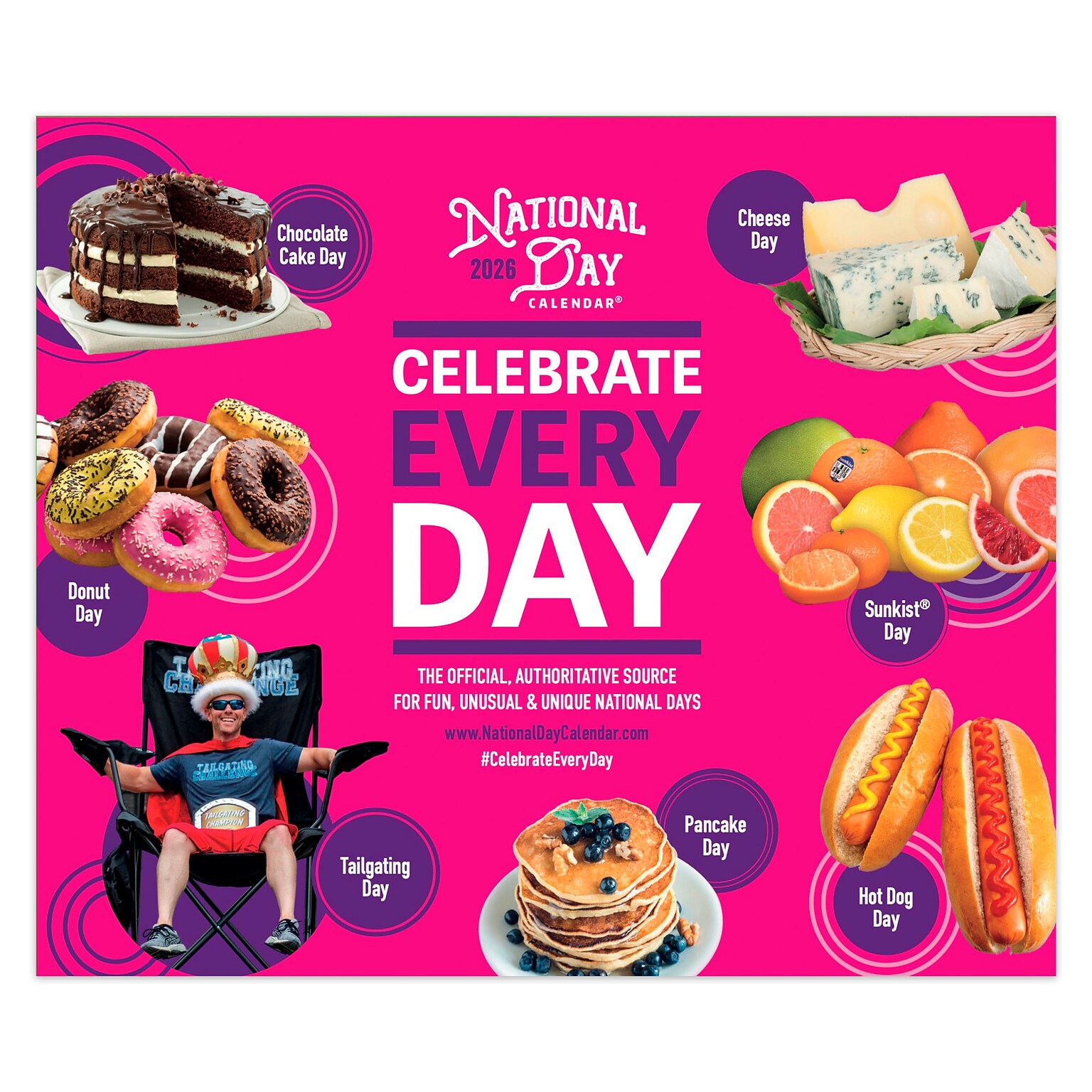 2026 BrownTrout National Day 6.06 x 5.13 Day-to-Day Calendar (9781529854640)