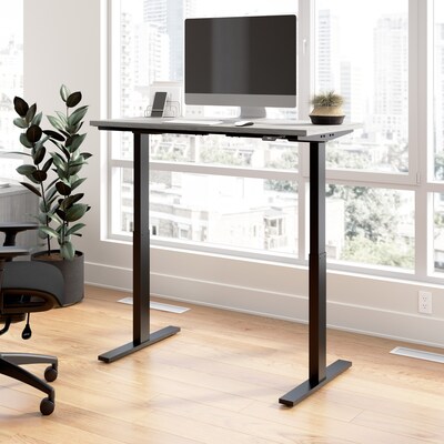 Bush Business Furniture Move 60 Series 48W Electric Height Adjustable Standing Desk, Platinum Gray/