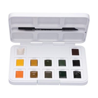 Talens Van Gogh Shades of Nature Selection Watercolor Paint, Assorted Colors (VNG20808641)