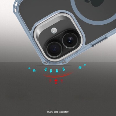SaharaCase Venture-X MagSafe Phone Case for iPhone 16, Shock Absorbing, Oasis Blue (CP00633)