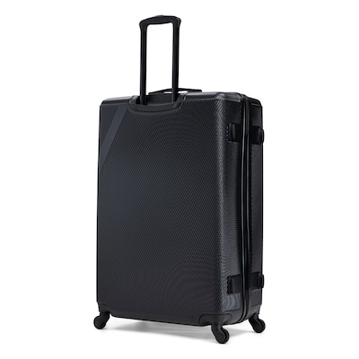 DUKAP Discovery 33.66" Hardside Suitcase, 4-Wheeled Spinner, TSA Checkpoint Friendly, Black (DKDIS00XL-BLK)
