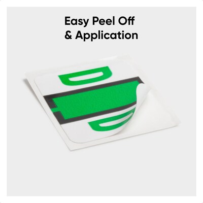 Smead BCCR Labels File Folder Label, D, Light Green, 500 Labels/Pack (67074)