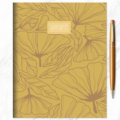 2027 TF Publishing Goldenrod 6.5" x 8"  Monthly Standard Planner, Paperboard Cover, Multicolored (27-4204)