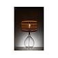 Adesso Cuba Incandescent Table Lamp, Clear/Light Brown (1543-12)
