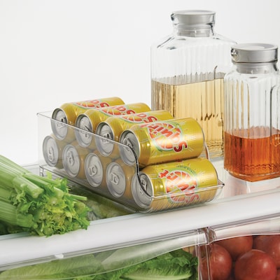 iDESIGN Small Stackable Plastic Storage Bin, Clear (29398M6)