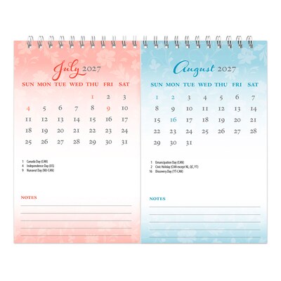 2027 BrownTrout Tuscan Delight 7.5" x 6" Monthly Wall Calendar, Assorted Colors (9798330709359)