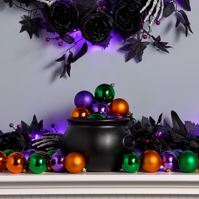 National Tree Company 50-Piece Halloween Ball Ornaments Set (PG11-06119A6018)