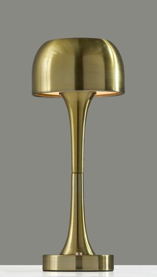 Adesso Jimmy LED Table Lamp, Antique Brass (2602-21)