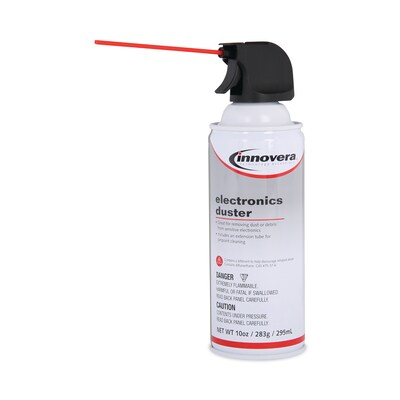 Innovera Compressed Air Duster Cleaner, 10 oz. Can (IVR10010)