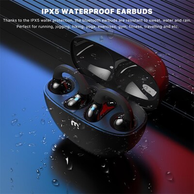 MyBat Pro Open-Ear Wireless Earbuds, Gray (BTE008001)