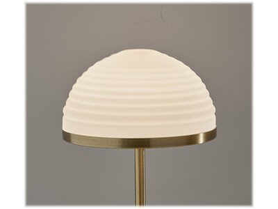 Adesso Juliana LED Table Lamp, Antique Brass (5187-21)