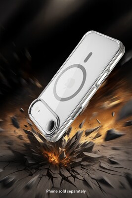 SaharaCase Venture Series MagSafe Compatible Phone Case for iPhone 17 Air, Shock Absorbing, Clear (CP00951)
