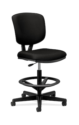 HON Volt Fabric Computer and Desk Stool, Black (HON5705GA10T)